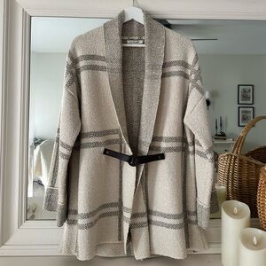 Cozy Coastal Plaid Cardigan
